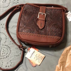 Western Leather Crossbody & Gun Carry